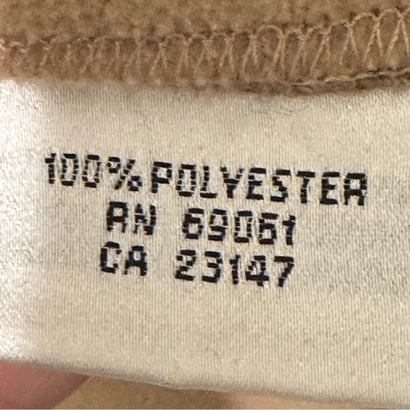 Women’s Talbots Tan Suede Zip-Up Vest with Standing Collar XL - Picture 4 of 5